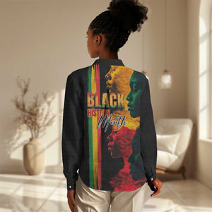 Afro - Black History Month Women Casual Shirt Black Soul - I'm Black Every Month LT03