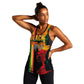 Afro - Black History Month Women Racerback Tank Black Soul - I'm Black Every Month