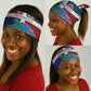 Hispaniola Neck Gaiter Haiti and Dominican Republic Emblems and Flag Style LT03