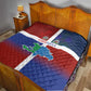 Hispaniola Quilt Haiti and Dominican Republic Emblems and Flag Style