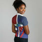 Hispaniola Women Polo Shirt Haiti and Dominican Republic Emblems and Flag Style