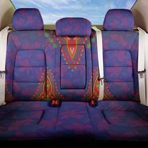 Haiti Back Car Seat Cover Choeblack Dashiki Style Blue Color