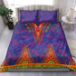 Haiti Bedding Set Choeblack Dashiki Style Blue Color