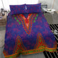 Haiti Bedding Set Choeblack Dashiki Style Blue Color