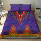 Haiti Bedding Set Choeblack Dashiki Style Blue Color