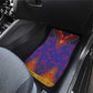 Haiti Car Mats Choeblack Dashiki Style Blue Color