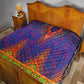 Haiti Quilt Choeblack Dashiki Style Blue Color