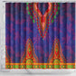 Haiti Shower Curtain Choeblack Dashiki Style Blue Color