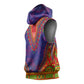 Haiti Sleeveless Hoodie Choeblack Dashiki Style Blue Color - African Pride