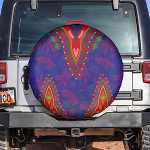 Haiti Spare Tire Cover Choeblack Dashiki Style Blue Color