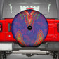 Haiti Spare Tire Cover Choeblack Dashiki Style Blue Color