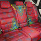 Haiti Back Car Seat Cover Choeblack Dashiki Style Red Color