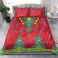 Haiti Bedding Set Choeblack Dashiki Style Red Color