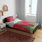 Haiti Bedding Set Choeblack Dashiki Style Red Color