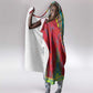 Haiti Hooded Blanket Choeblack Dashiki Style Red Color
