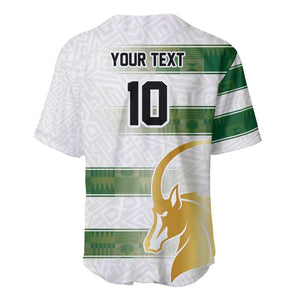 Custom Zimbabwe Rugby Champions of Africa Baseball Jersey The Gold Sables Version - African Pride