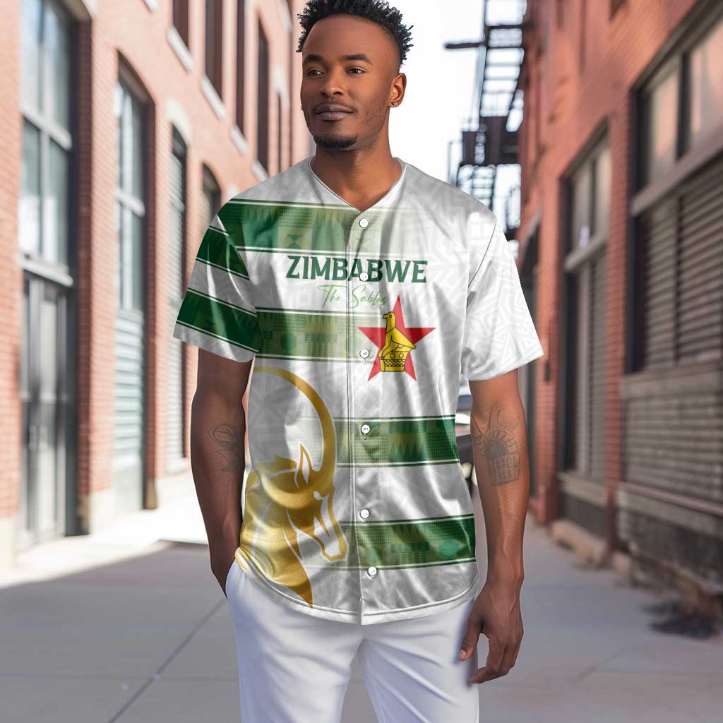 Custom Zimbabwe Rugby Champions of Africa Baseball Jersey The Gold Sables Version - African Pride