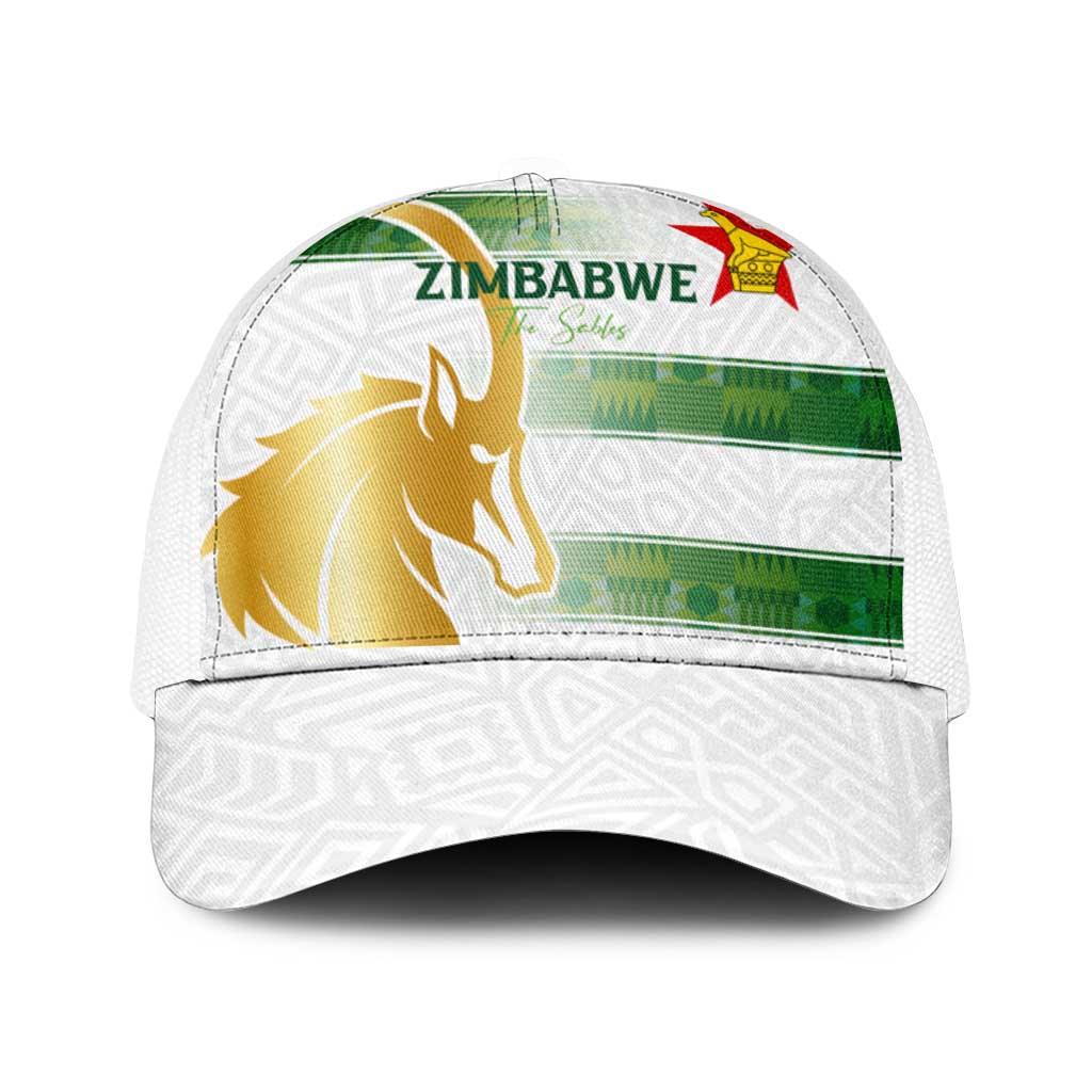 Zimbabwe Rugby The Champions 2025 Baseball Net Cap The Gold Sables Version - African Pride