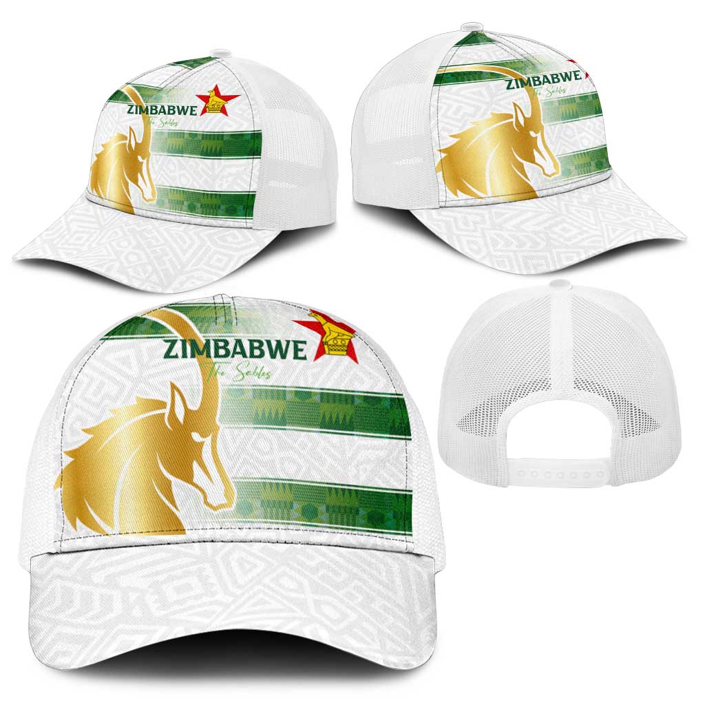 Zimbabwe Rugby The Champions 2025 Baseball Net Cap The Gold Sables Version - African Pride