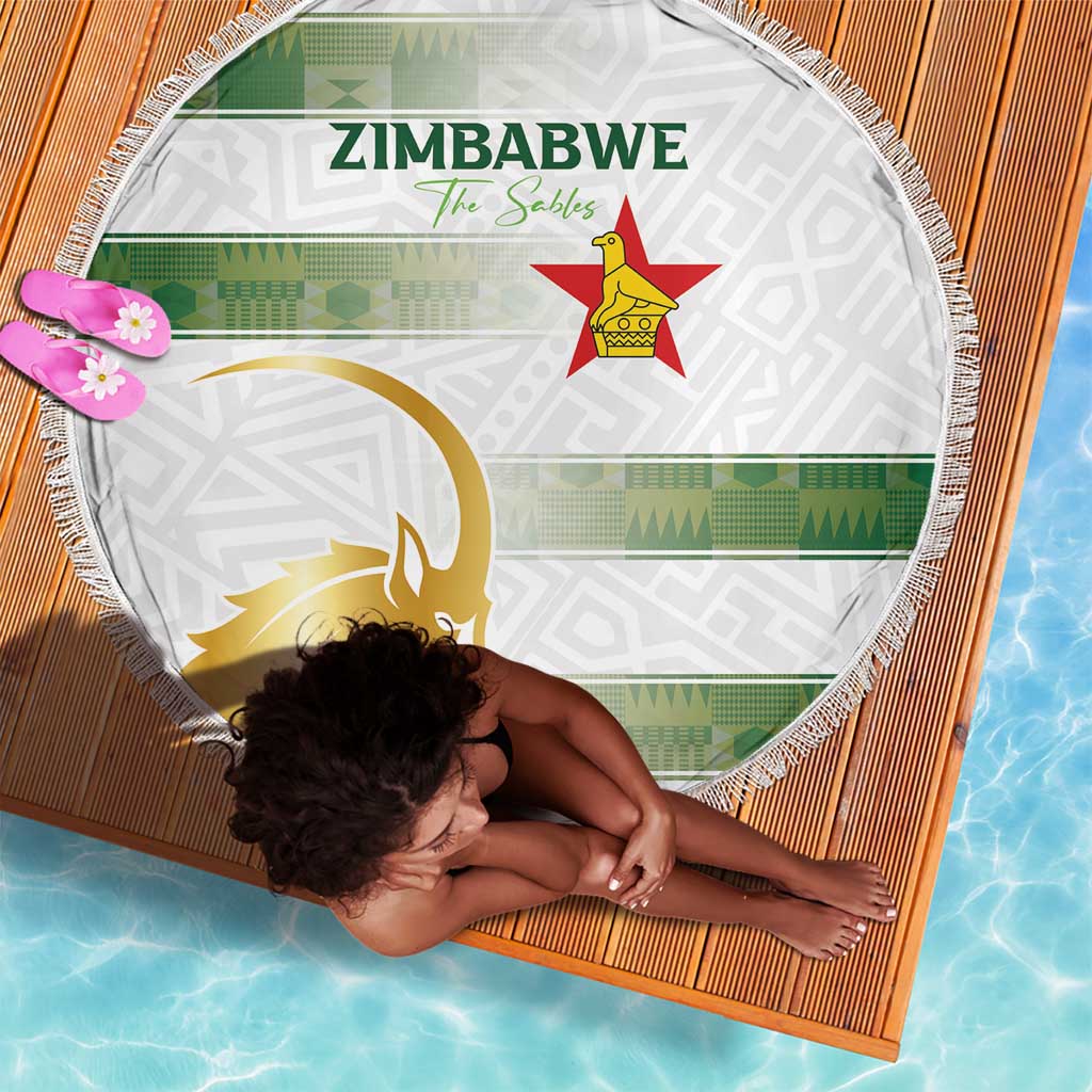 Zimbabwe Rugby Champions of Africa Beach Blanket The Gold Sables Version - African Pride