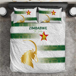 Zimbabwe Rugby Champions of Africa Bedding Set The Gold Sables Version - African Pride