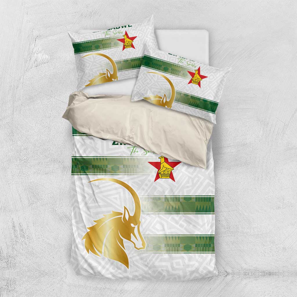 Zimbabwe Rugby Champions of Africa Bedding Set The Gold Sables Version - African Pride
