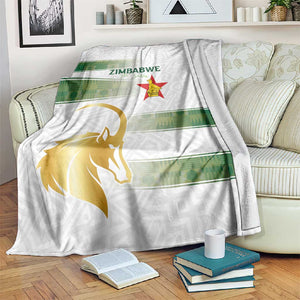 Zimbabwe Rugby Champions of Africa Blanket The Gold Sables Version - African Pride