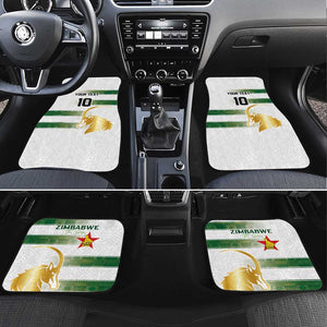 Zimbabwe Rugby Champions of Africa Car Mats The Gold Sables Version - African Pride