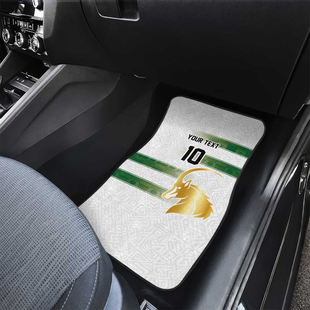 Zimbabwe Rugby Champions of Africa Car Mats The Gold Sables Version - African Pride