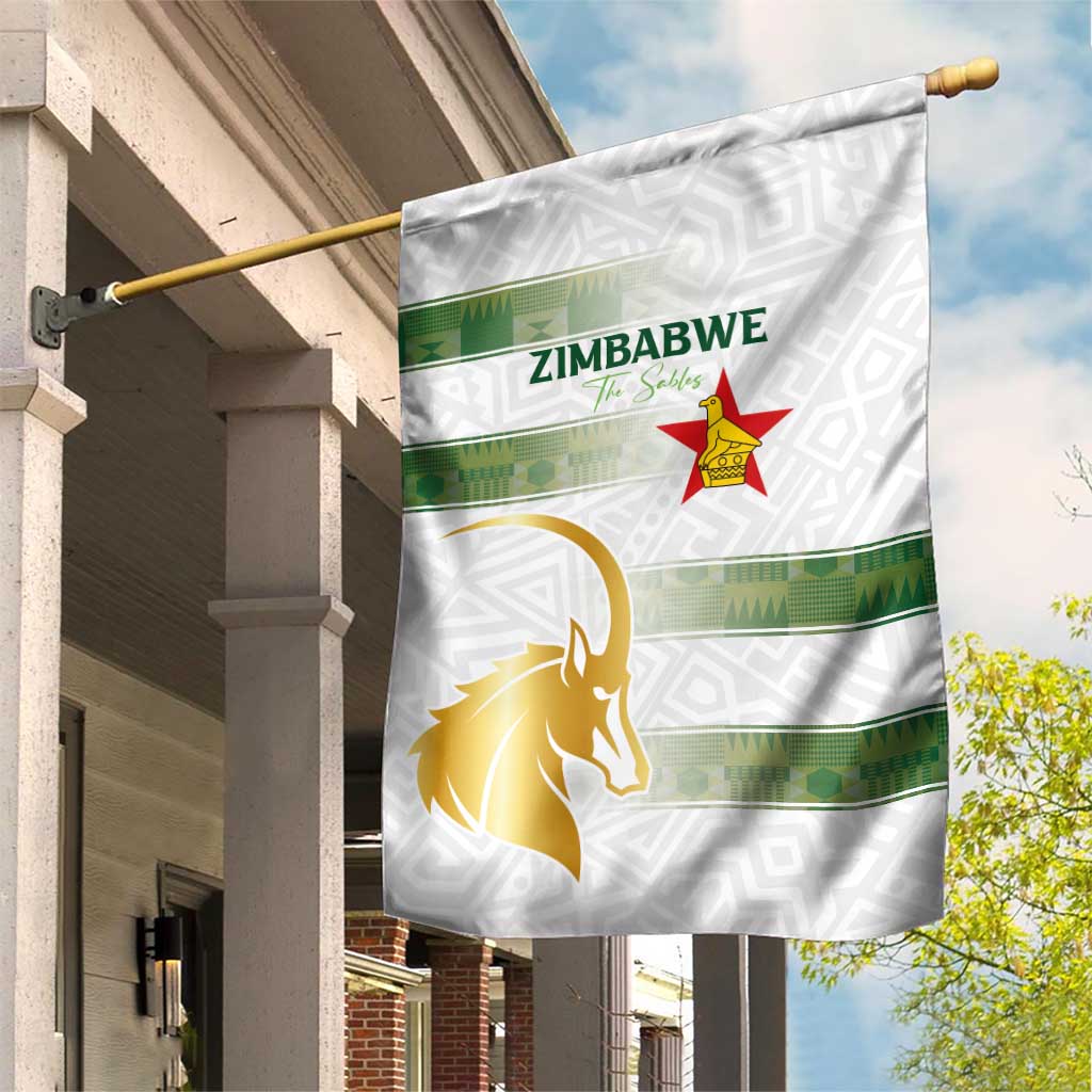 Zimbabwe Rugby Champions of Africa Garden Flag The Gold Sables Version - African Pride