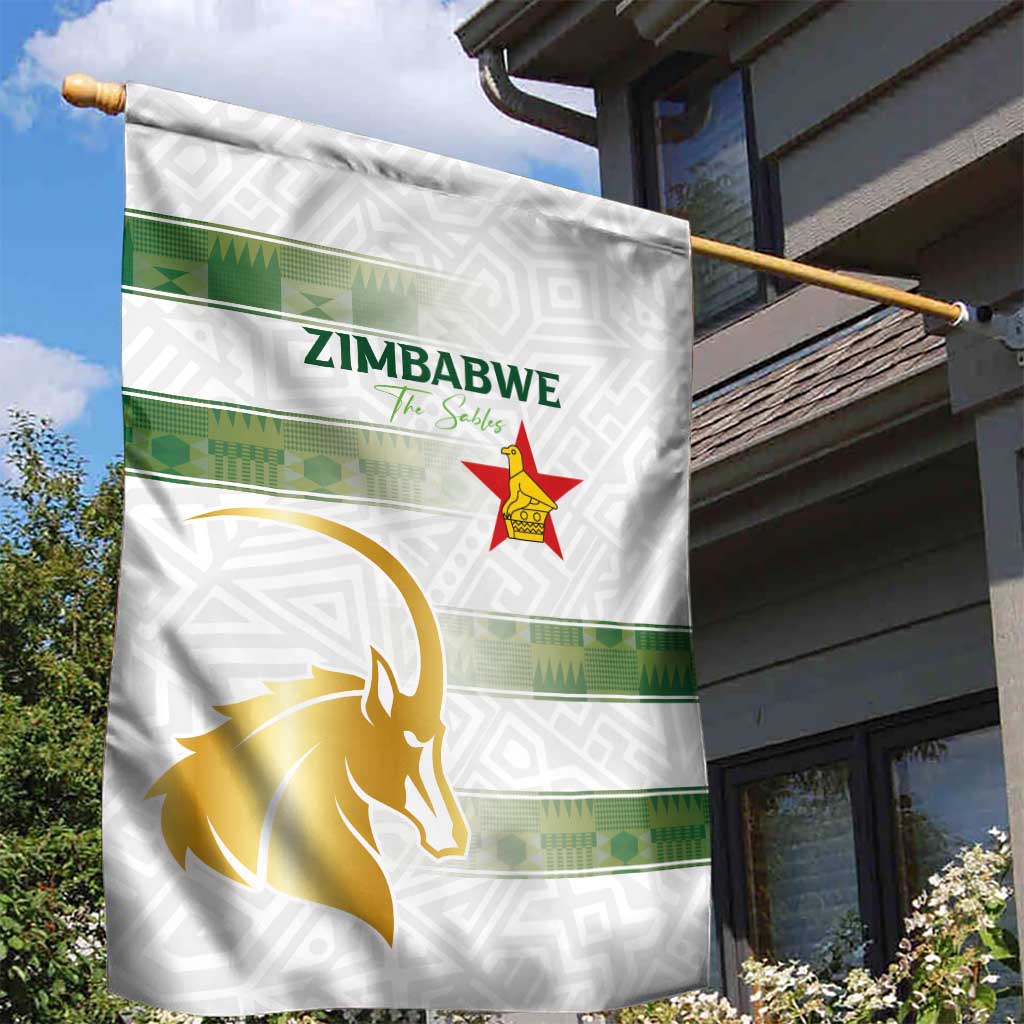 Zimbabwe Rugby Champions of Africa Garden Flag The Gold Sables Version - African Pride