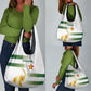 Zimbabwe Rugby Champions of Africa Grocery Bag The Gold Sables Version - African Pride