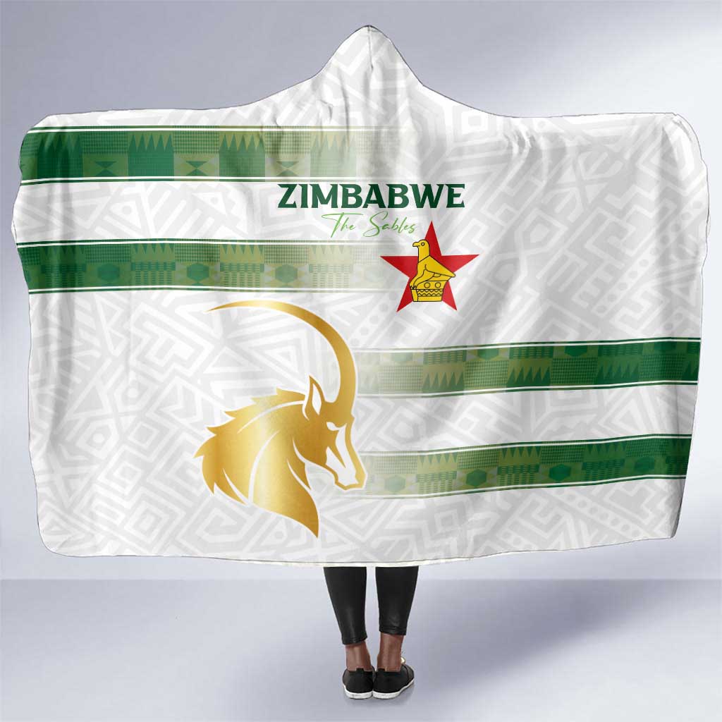 Zimbabwe Rugby Champions of Africa Hooded Blanket The Gold Sables Version - African Pride