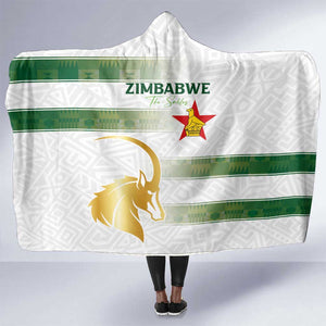 Zimbabwe Rugby Champions of Africa Hooded Blanket The Gold Sables Version - African Pride