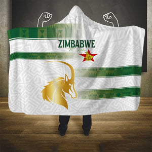Zimbabwe Rugby Champions of Africa Hooded Blanket The Gold Sables Version - African Pride