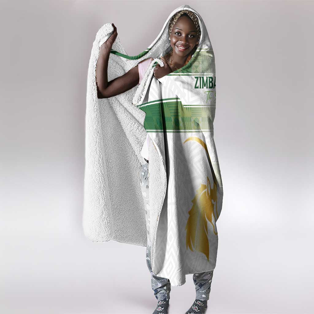 Zimbabwe Rugby Champions of Africa Hooded Blanket The Gold Sables Version - African Pride
