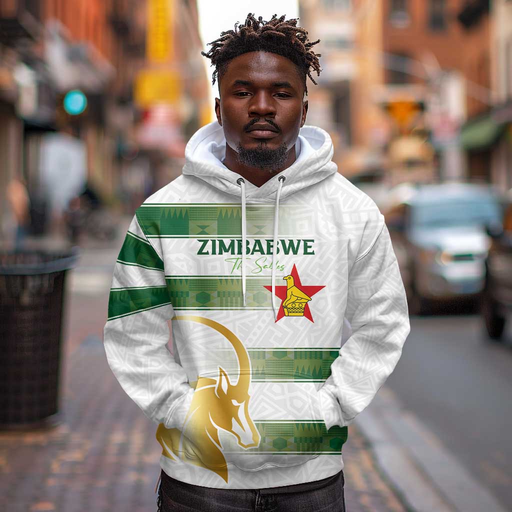 Custom Zimbabwe Rugby Champions of Africa Hoodie The Gold Sables Version - African Pride