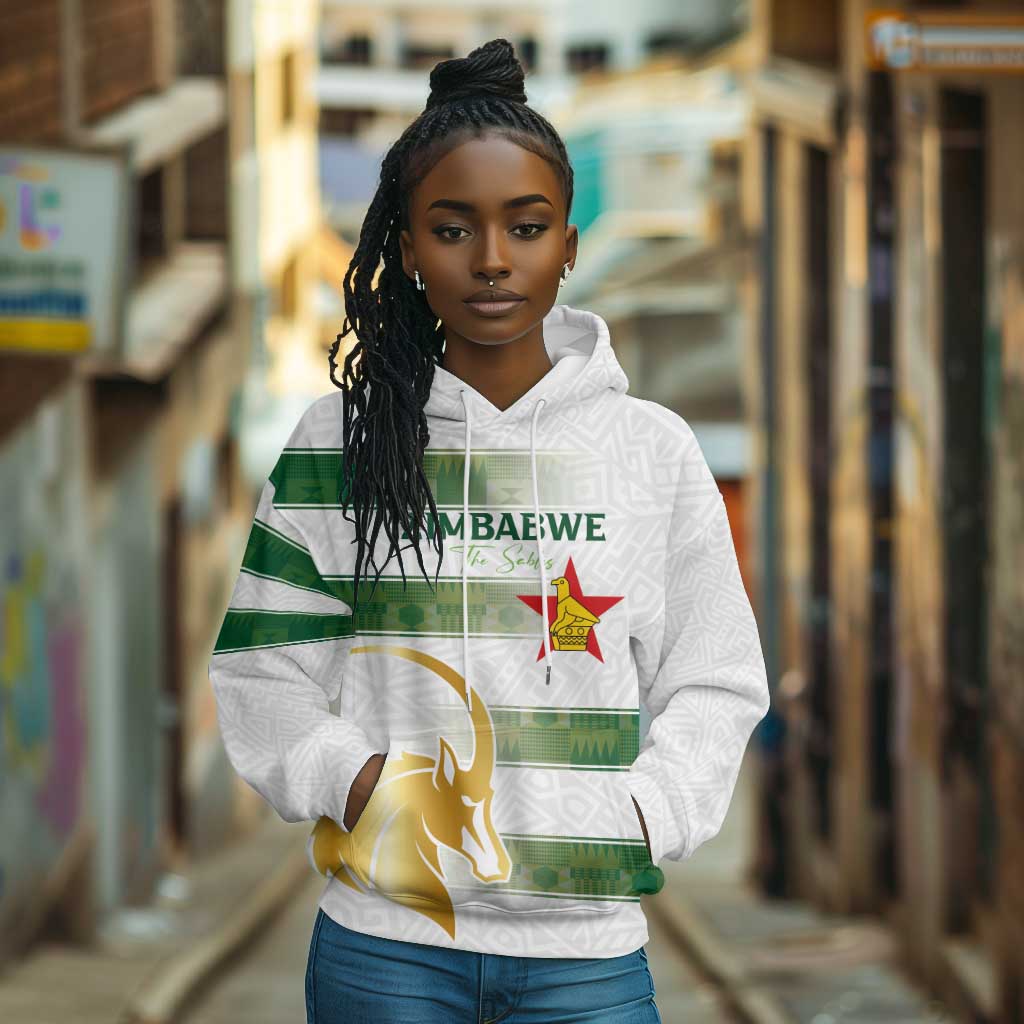 Custom Zimbabwe Rugby Champions of Africa Hoodie The Gold Sables Version - African Pride