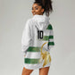 Custom Zimbabwe Rugby Champions of Africa Hoodie Dress The Gold Sables Version - African Pride
