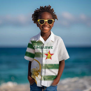 Custom Zimbabwe Rugby Champions of Africa Kid Hawaiian Shirt The Gold Sables Version - African Pride