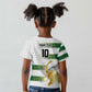 Custom Zimbabwe Rugby Champions of Africa Kid T shirt The Gold Sables Version - African Pride