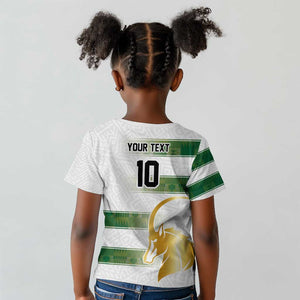 Custom Zimbabwe Rugby Champions of Africa Kid T shirt The Gold Sables Version - African Pride