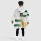 Custom Zimbabwe Rugby Champions of Africa Kid Wearable Blanket Hoodie The Gold Sables Version - African Pride