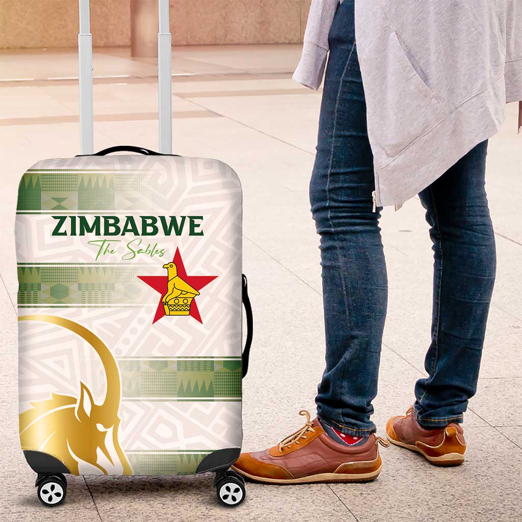 Zimbabwe Rugby Champions of Africa Luggage Cover The Gold Sables Version - African Pride