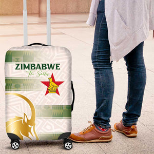 Zimbabwe Rugby Champions of Africa Luggage Cover The Gold Sables Version - African Pride