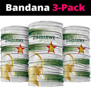 Zimbabwe Rugby Champions of Africa Neck Gaiter The Gold Sables Version - African Pride