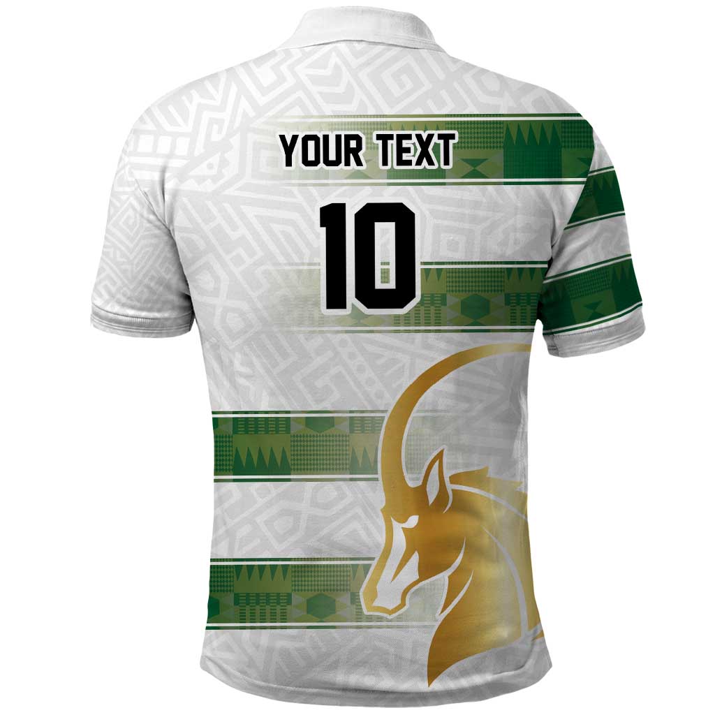 Custom Zimbabwe Rugby Champions of Africa Polo Shirt The Gold Sables Version - African Pride