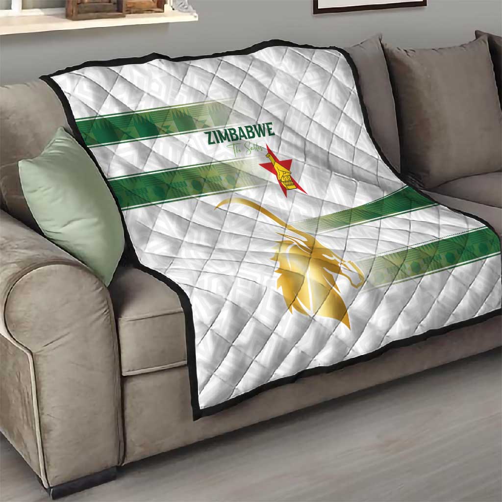 Zimbabwe Rugby Champions of Africa Quilt The Gold Sables Version - African Pride