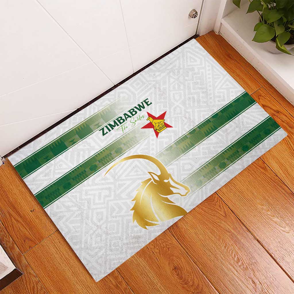 Zimbabwe Rugby Champions of Africa Rubber Doormat The Gold Sables Version - African Pride