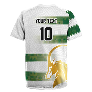 Custom Zimbabwe Rugby Champions of Africa Rugby Jersey The Gold Sables Version - African Pride